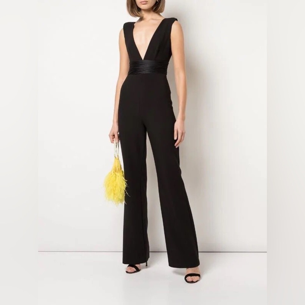 NWT LIKELY Maggie Jumpsuit Black Party Cocktail Sleeveless Elegant Sexy Size‎ 2